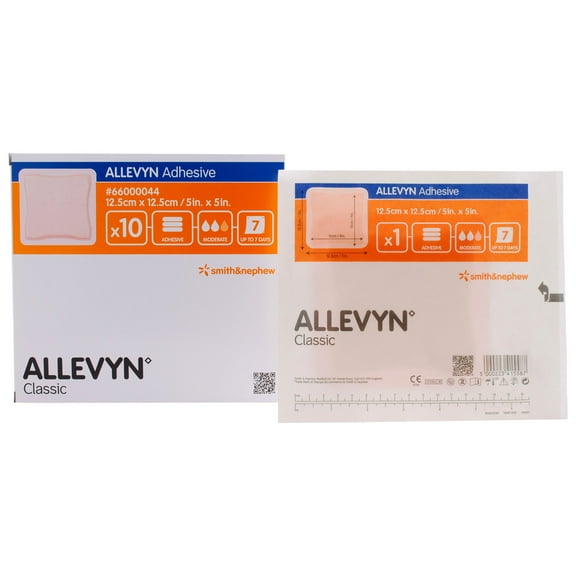 Allevyn Adhesive Foam Dressing 5" x 5" - Box of 10