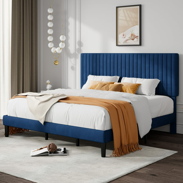 Navy king size headboard hotsell