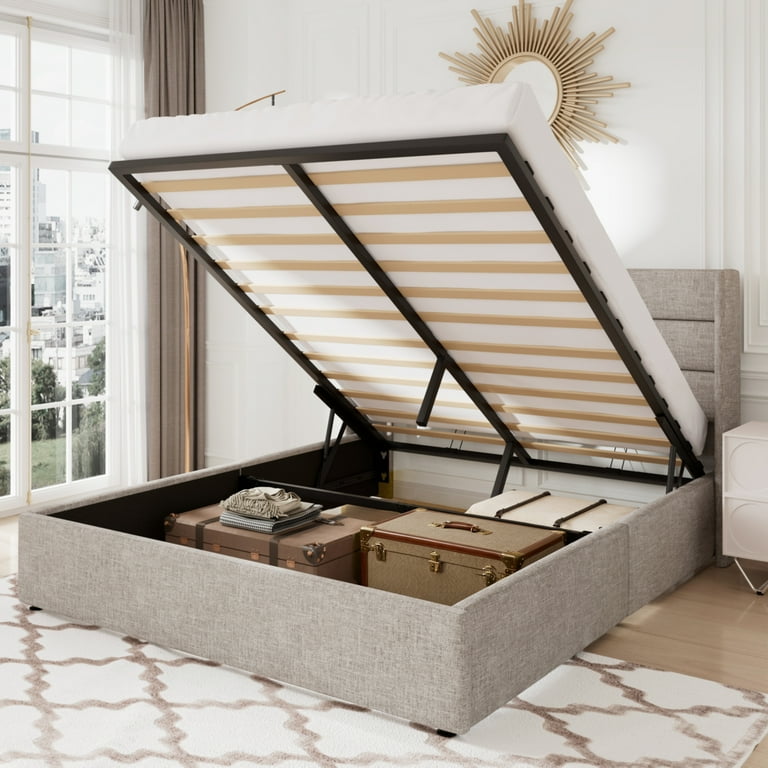 Queen bed hydraulic lift discount