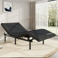 thumbnail image 1 of Allewie Upholstered Twin XL Size Adjustable Bed Base Frame with Motor 1.0, Independent Head & Foot Incline, Wireless Remote Control, 1 of 7