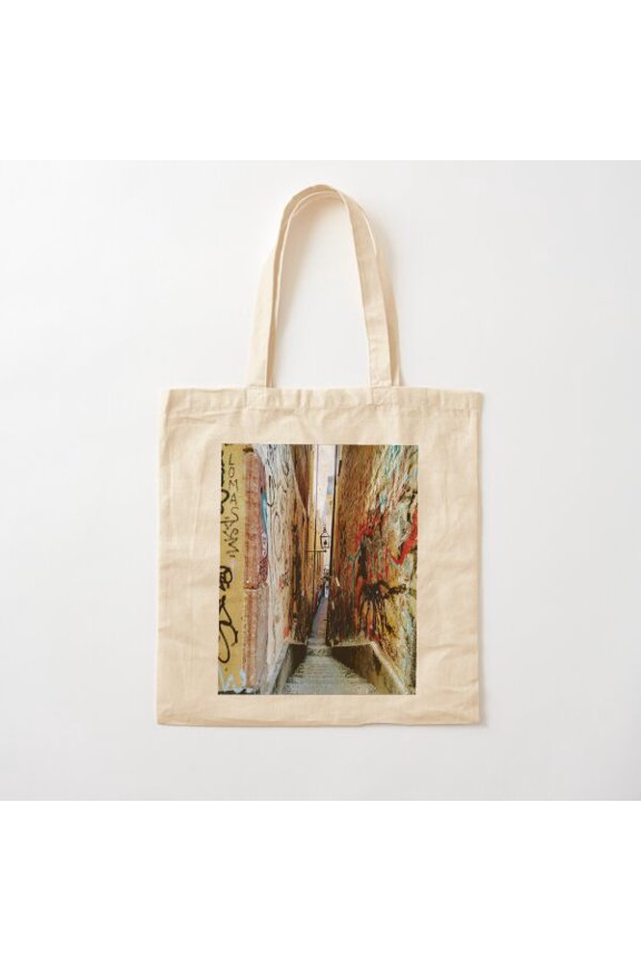 Alley Art Stockholm Canvas Tote Bags, Reusable Shopping Bag