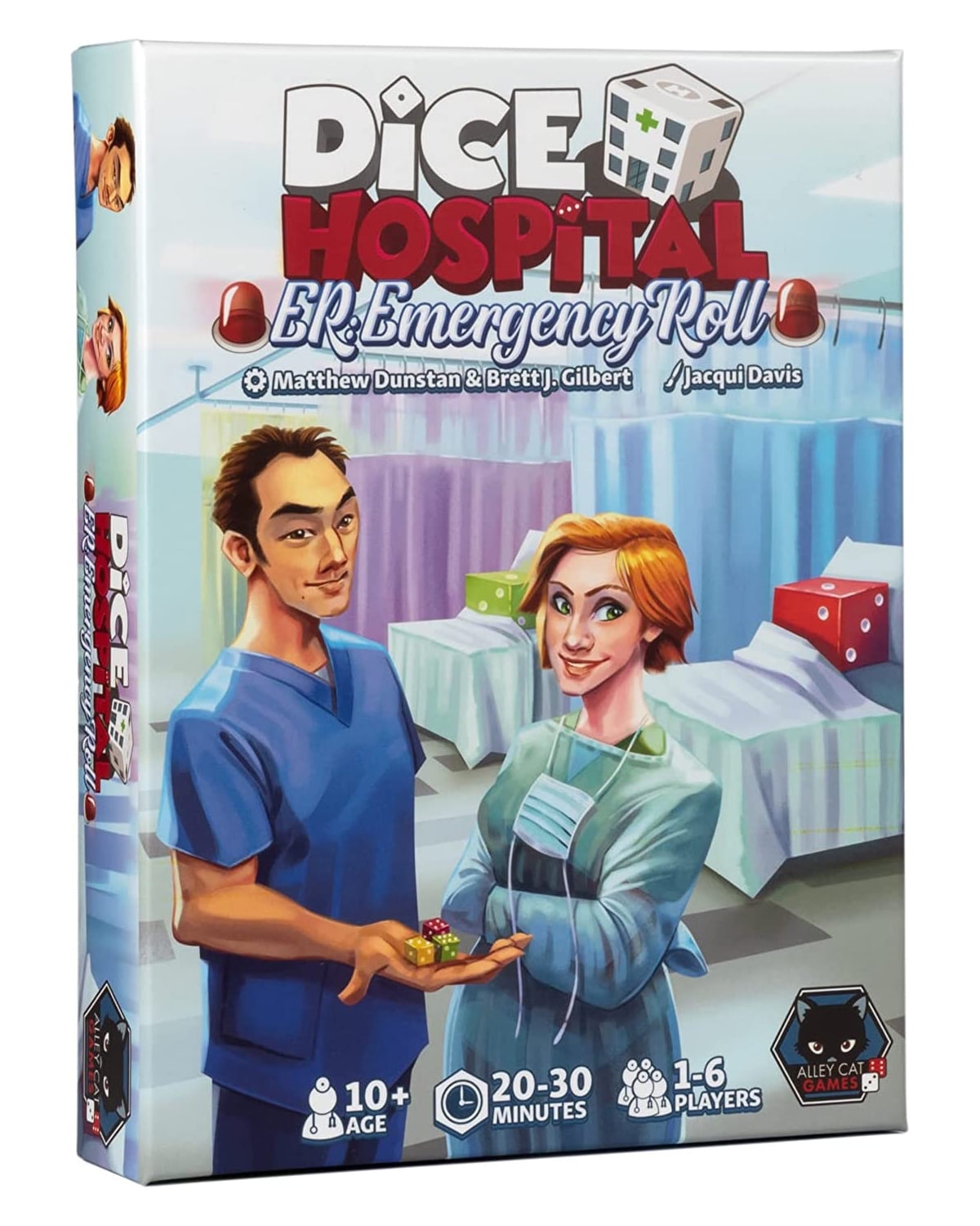 Dice Hospital Emergency Roll by Alley Cat Games, Strategy Board Game Dice Hospital Emergency Roll by Alley Cat Games, Strategy Board Game