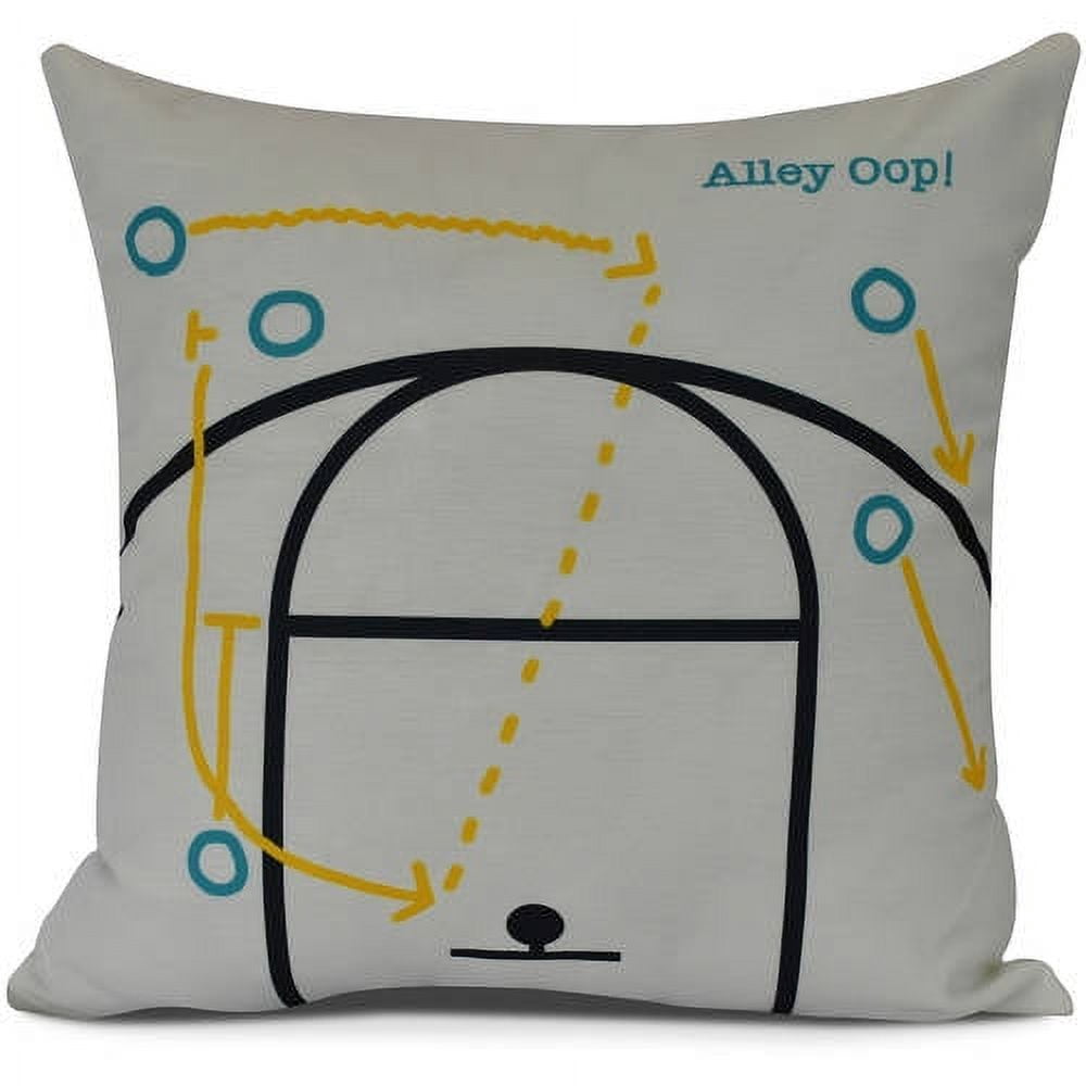 Alley Oop! Geometric Print Outdoor Pillow