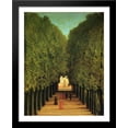 thumbnail image 1 of Alleyway in the Park of Saint Cloud 28x34 Large Black Wood Framed Print Art by Henri Rousseau, 1 of 2