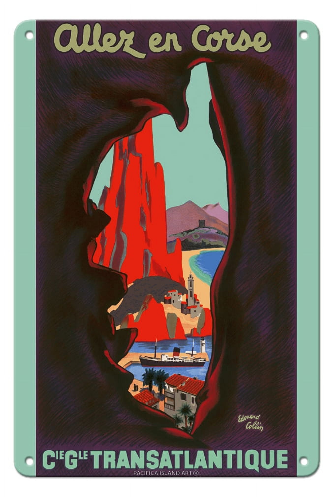 Allez en Corse (Go to Corsica) - Compagnie Générale Transatlantique ...