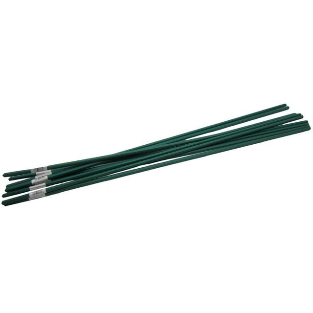 Allfenz 72" Plant Support Plastic and Steel Garden Stakes (10 Pack