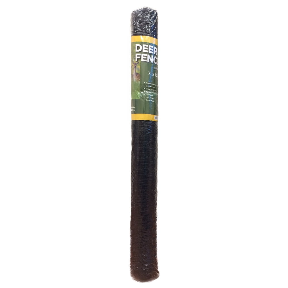 Black Plastic Deer Fence for Garden, 7'H x 100'L
