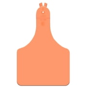 Cow Blank A-Tags pkg 25 Color Orange
