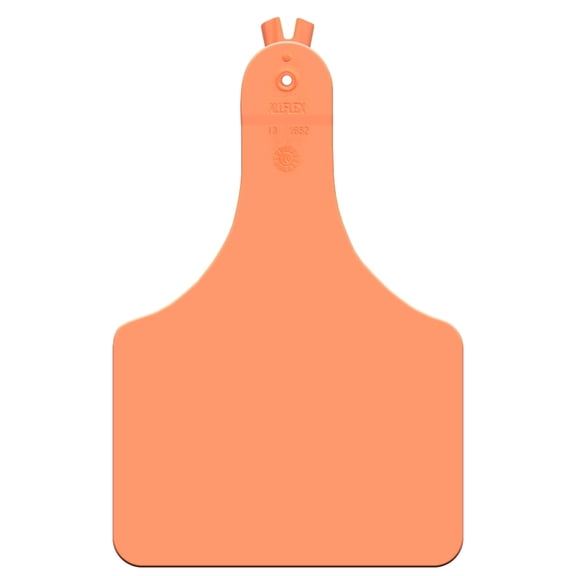 Cow Blank A-Tags pkg 25 Color: Orange