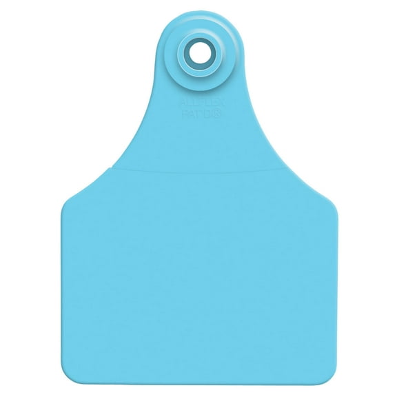 Allflex Global Large Blank Cattle Ear Tags 25 Ct Blue