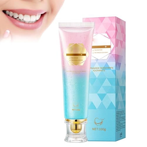 Allfound Toothpaste, Radiant Whitening Toothpaste, Niacinamide ...