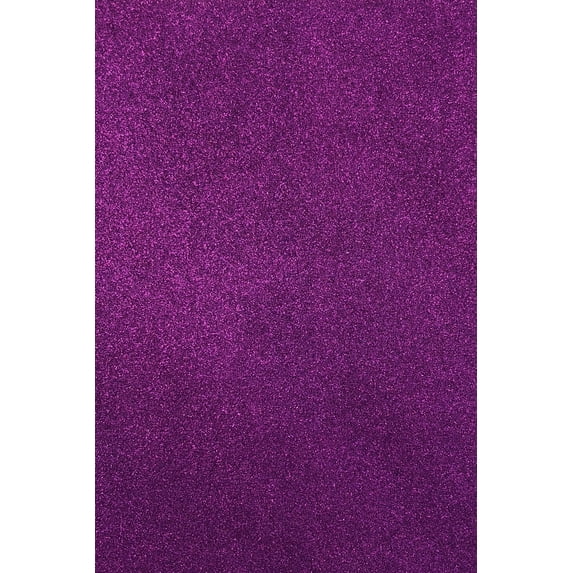Allgala 12 Pack Glitter EVA Foam Paper 8 x 12inch Sheets-Purple-CF85006
