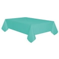 thumbnail image 1 of Allgala 12-Pack Premium Plastic Table Cover Medium Weight Disposable Tablecloth-12PK 54"x108"-Fresh mint-TC58221, 1 of 4