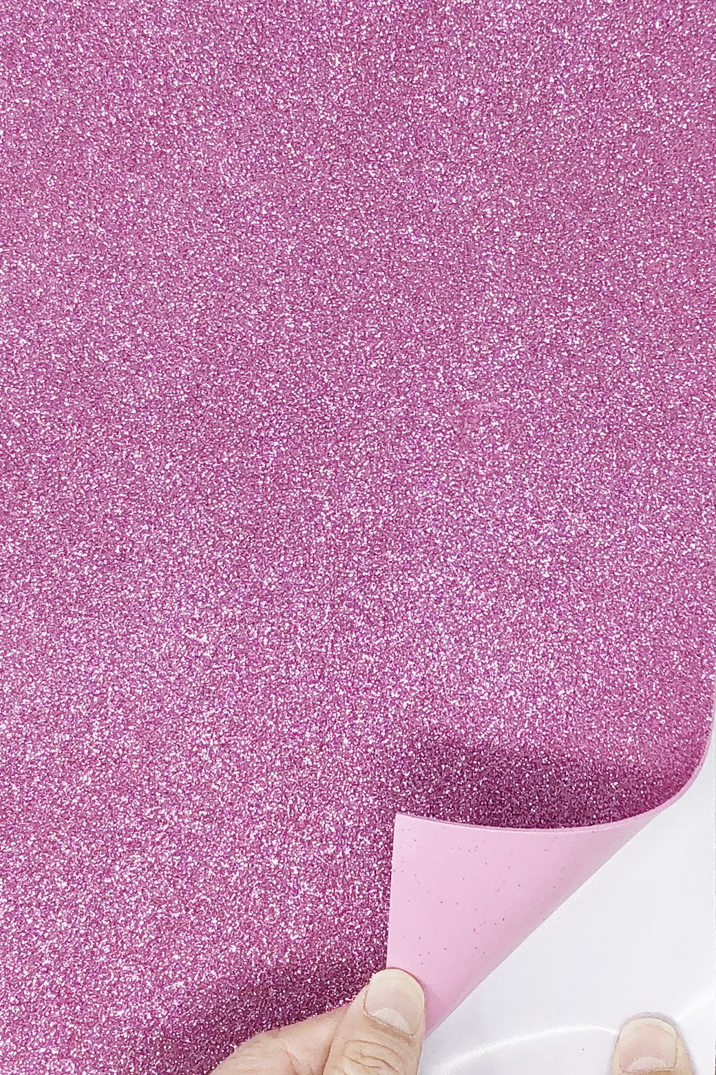 BalsaCircle 10 Pieces 12x10 Hot Pink Extra Fine Glittered Self-Adhesive  Foam Sheets 