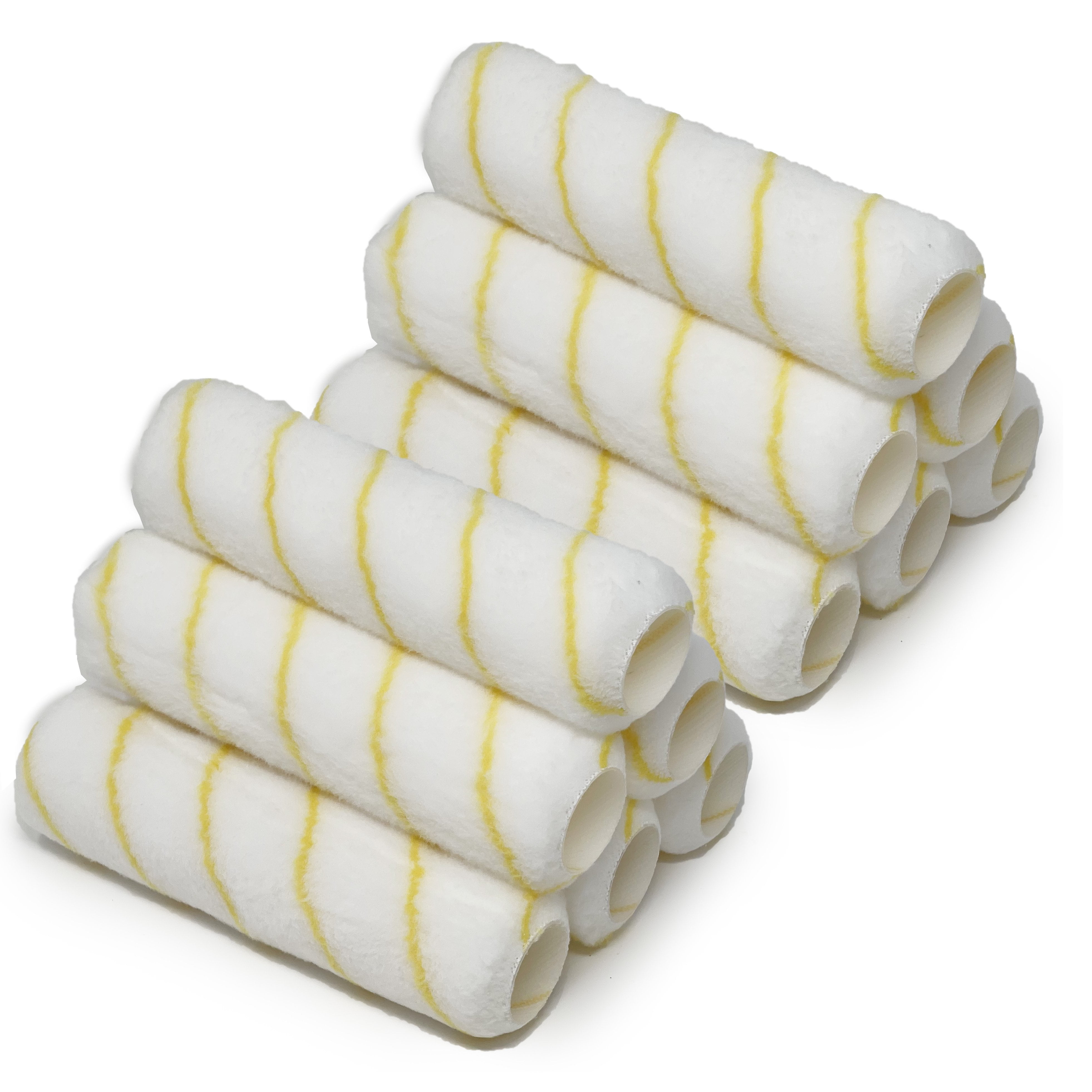 Allgala 12Piece 9 Inch Shedless Lint Free Paint Roller Covers