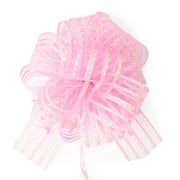 Allgala 12-pc 6 Inch Large Everyday Pull Bows-Pullbow Pink-GP92008