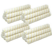 Allgala 18 Inch Shedless Lint Free Paint Roller Covers with End Caps - 24PK -TH10324