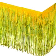 Allgala 4PK 3.3x6.6 FT (1x2M) Metalic Tinsel Party Photo Backdrop Curtains Door Fringe Décor-Pink-BD52309