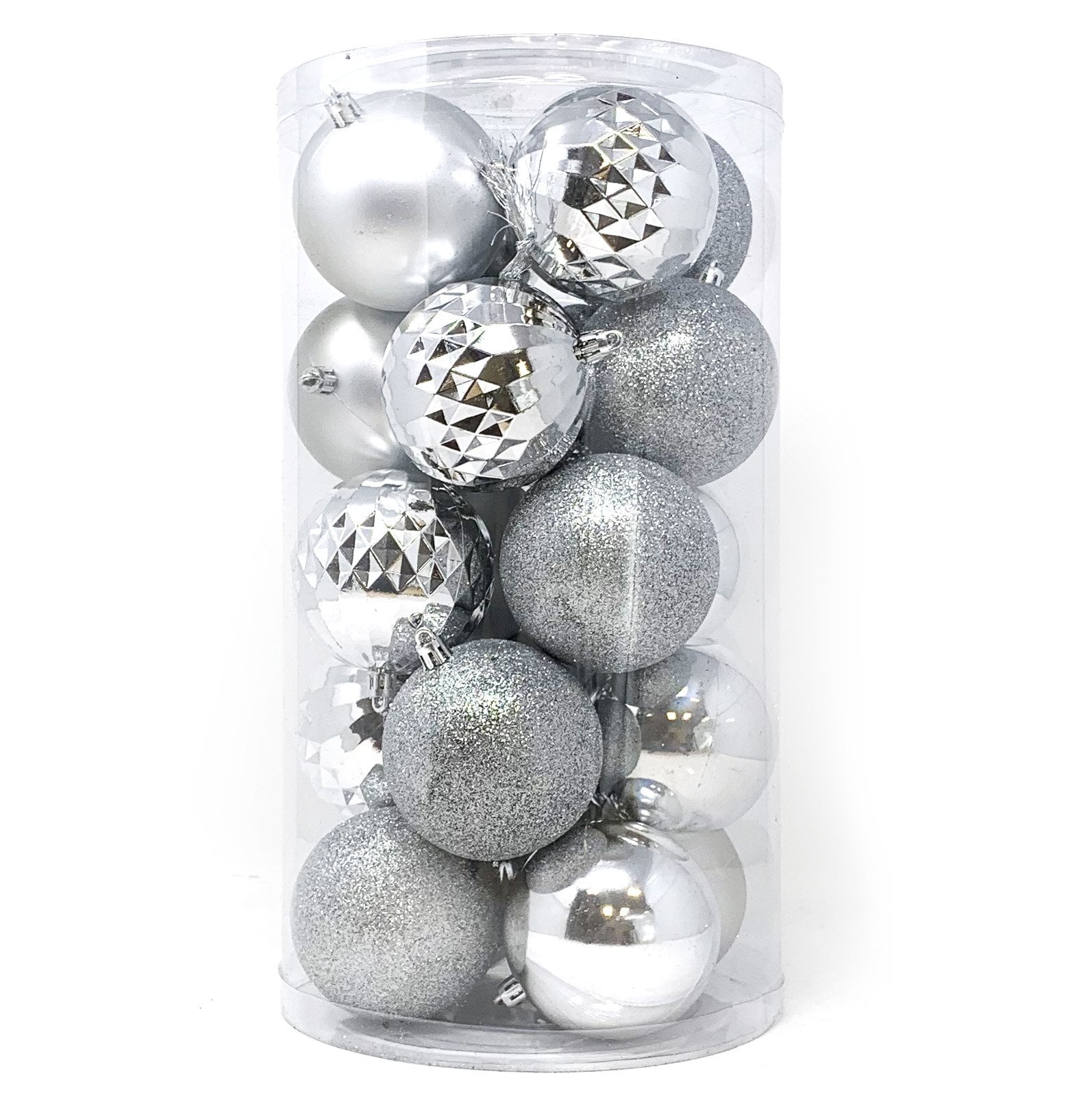 Allgala 20 PK 3 Inch (8CM) Large Christmas Ornament Balls for Xmas Tree