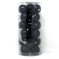thumbnail image 1 of Allgala 24 PK 2.33 Inch (6CM) Christmas Ornament Balls for Xmas Tree-4 Style-Black, 1 of 2