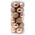 thumbnail image 1 of Allgala 24 PK 2.33 Inch (6CM) Christmas Ornament Balls for Xmas Tree-4 Style-Rose Gold, 1 of 2