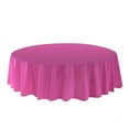 thumbnail image 1 of Allgala 6-Pack Premium Plastic Table Cover Medium Weight Disposable Tablecloth-6PK Round 84"-Fuschia-TC58611, 1 of 4