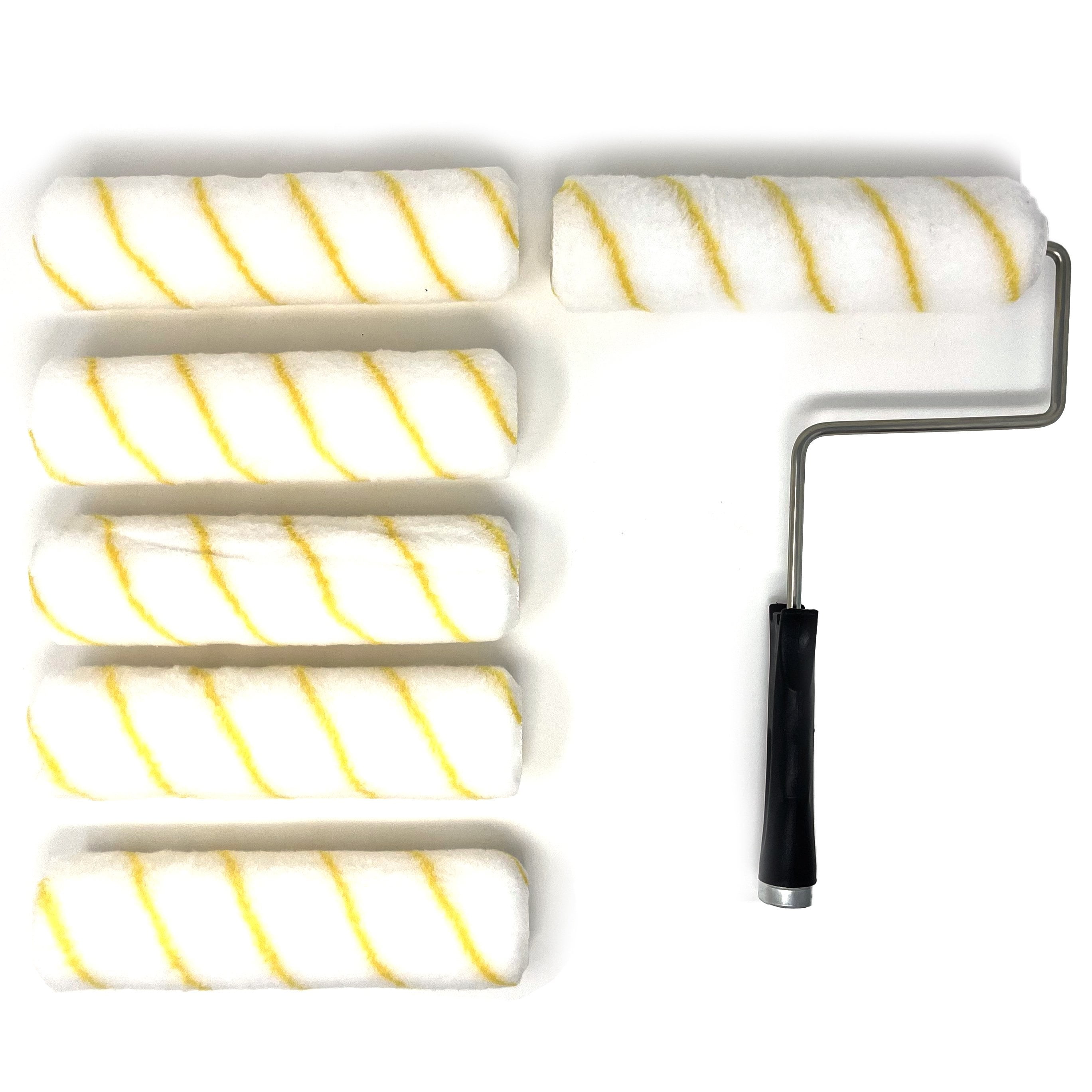 Allgala 6Piece 9 Inch Shedless Lint Free Paint Roller Cover with