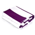thumbnail image 1 of Allgala Oversize 40x70 Inch (1x1.8M) Cabana Stripe Design Microfiber Beach Towel-Purple (Pack of 1)-BT81208, 1 of 3