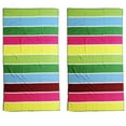 thumbnail image 1 of Allgala Oversize 50"x70" Microfiber Beach Towel, 2 Pack- Rainbow-BT81133, 1 of 3