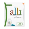 thumbnail image 1 of Alli Orlistat Weight Loss Supplement Capsules Starter Pack, 60 Mg, 60 Count, 1 of 11