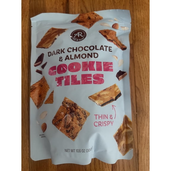 Alli & Rose Dark Chocolate & Almond Cookie Tiles