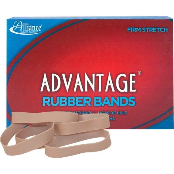 Alliance, Advantage Rubber Bands, #82, 2-1/2" x 1/2", 1 lb. Box, Natural Color