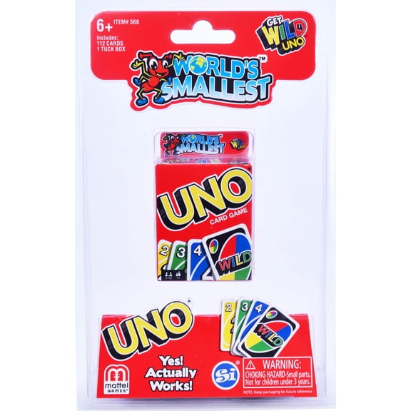 World’s Smallest UNO Card Game – Miniature Classic Fun, Fully Playable!