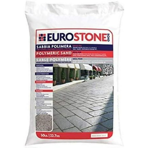 Alliance Eurostone Bond Polymeric Sand (Slate Grey) 50lbs Bag with Contractor Tips