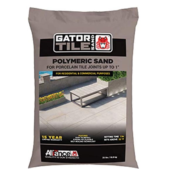 Alliance Designs GATORTILE002G 35 lbs Gator Tile Sand - Grey