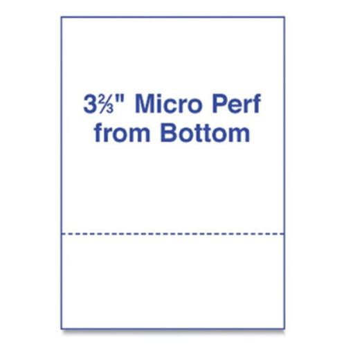 Alliance Perforated and Punched Laser Cut Sheet 24lb 8.5x11 White 500 ...