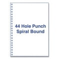 thumbnail image 1 of Alliance, Perforated and Punched Laser Cut Sheets, 44-Hole Side Punched, 20 lb. Bond Weight, 8.5 x 11, White, 500/Ream | Bundle of 10 Reams, Paper, 1 of 1