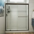 thumbnail image 1 of Alliance Pro 56-60 in. W x 76 3/8 in. H Semi-Frameless Bypass Sliding Shower Door in Oil Rubbed Bronze and Clear Glass, 1 of 1