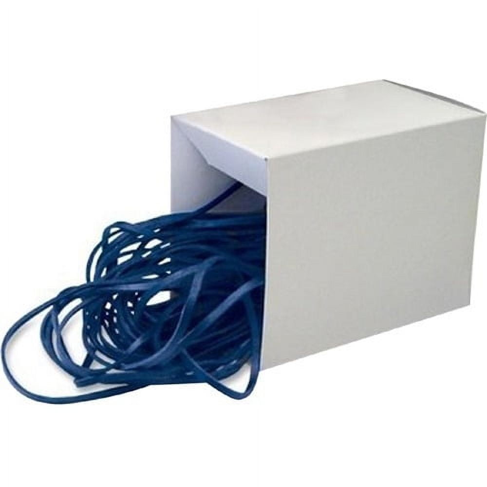 Alliance Rubber 07818 SuperSize Bands - Large 17" Heavy Duty Latex Rubber Bands - For Oversized Jobs Blue - Approx. 50 Bands in Box