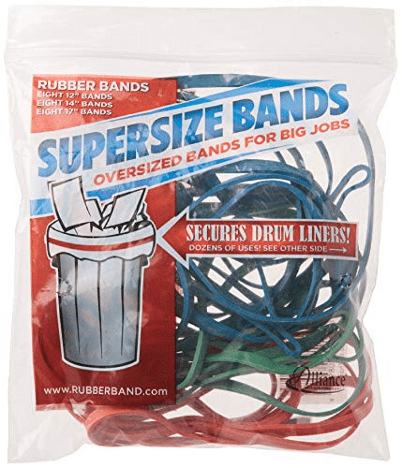 Super Size Rubber Bands - 60 Pcs Large Heavy Duty Latex Rubber Bands, Thick  Multi Function Elastic Wrapping Bands Long for Office Outdoor Tie Up