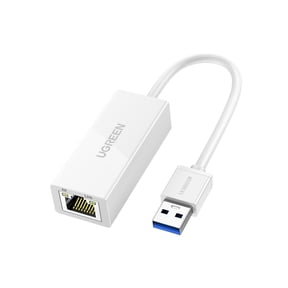 UGREEN USB to Ethernet Adapter, Gigabit Network Adapter for Laptop PC Nintendo Switch, White