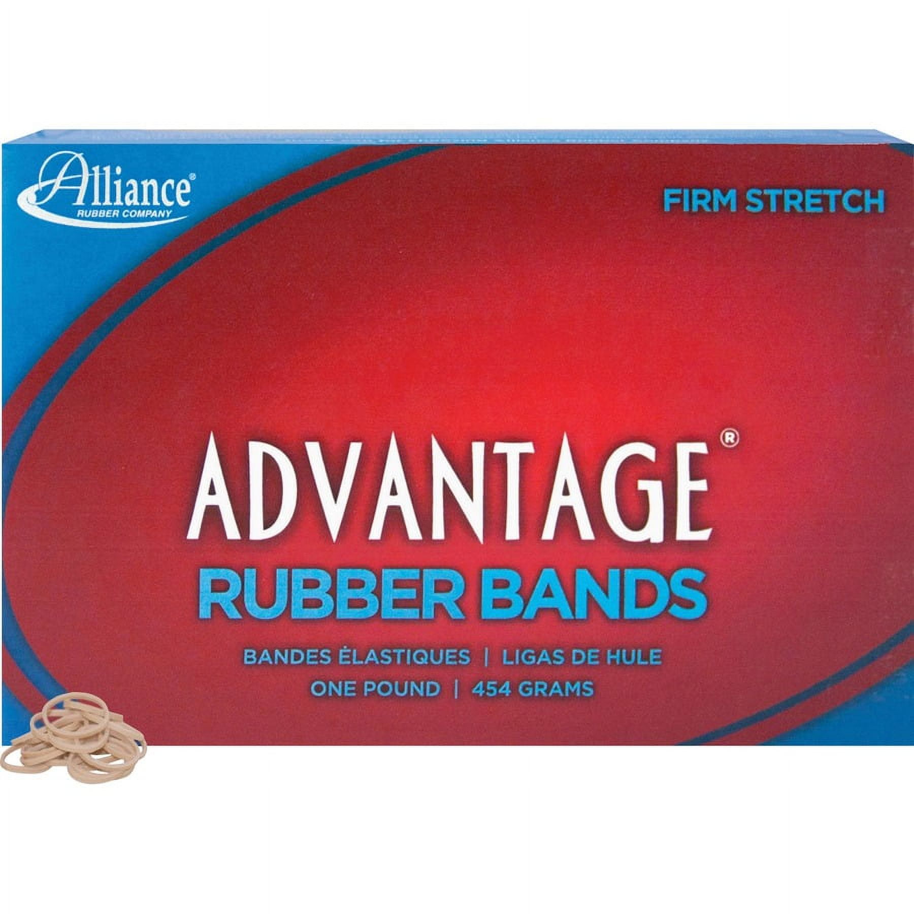 Alliance Rubber 26085 Advantage Rubber Bands - Size #8 - Approx. 5200 Bands - 7/8 Alliance Rubber 26085 Advantage Rubber Bands - Size #8 - Approx. 5200 Bands - 7/8