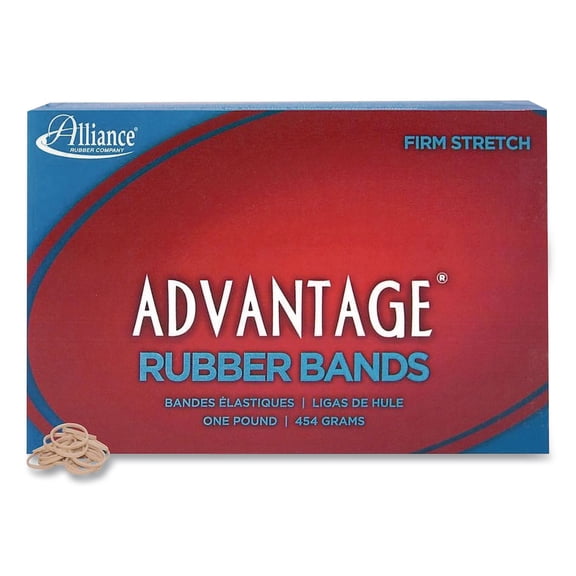 Alliance Rubber 26085 Advantage Rubber Bands - Size #8 Natural Crepe 1 Box (Quantity)