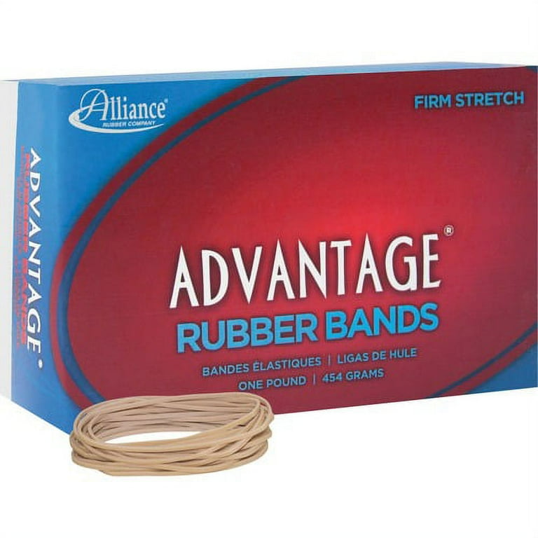 Alliance Rubber 26195 Advantage Rubber Bands - Size #19 - Approx. 1250 Bands - 3 1/2 Alliance Rubber 26195 Advantage Rubber Bands - Size #19 - Approx. 1250 Bands - 3 1/2