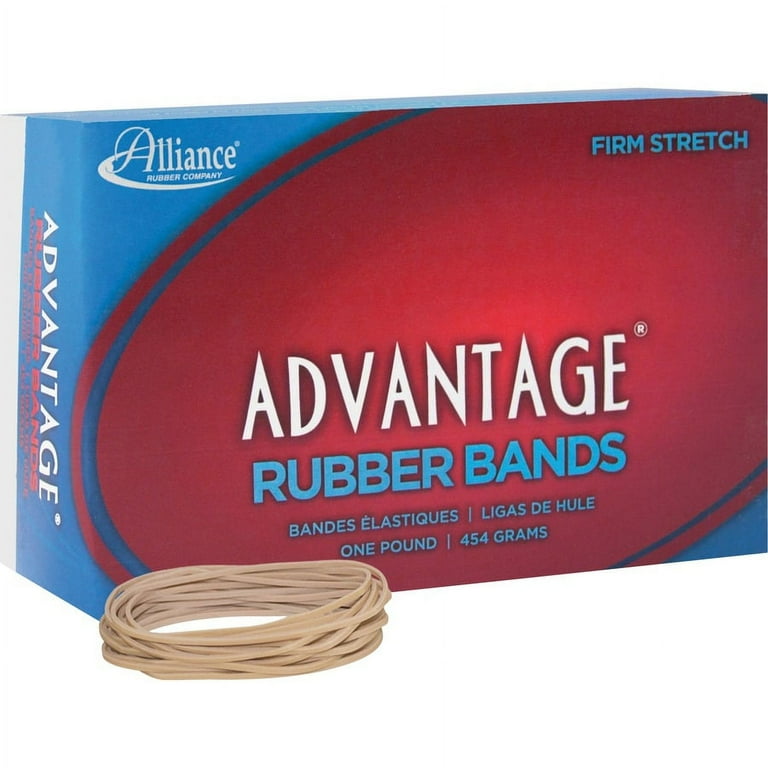 Alliance Rubber 26195 Advantage Rubber Bands - Size #19 - Approx. 1250 Bands - 3 1/2 Alliance Rubber 26195 Advantage Rubber Bands - Size #19 - Approx. 1250 Bands - 3 1/2