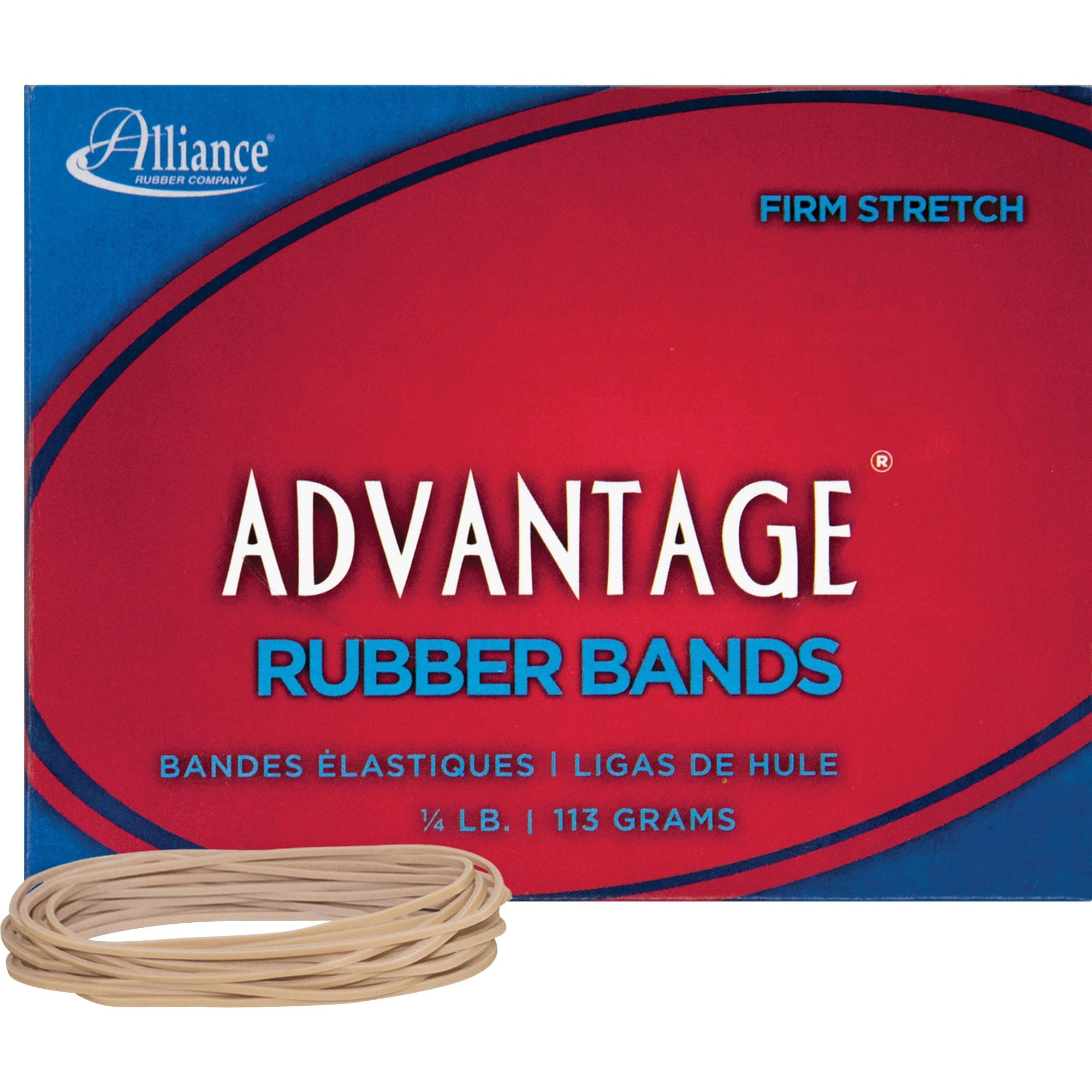 Alliance Rubber 26199 Advantage Rubber Bands - Size #19 - Approx. 312 Bands - 3 1/2 Alliance Rubber 26199 Advantage Rubber Bands - Size #19 - Approx. 312 Bands - 3 1/2