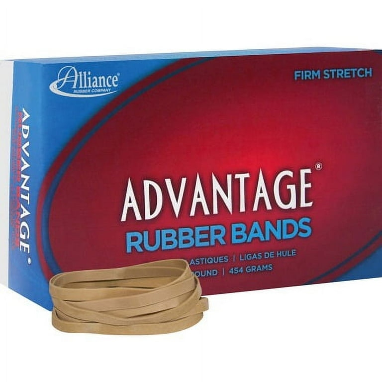 Alliance Rubber 26645 Advantage Rubber Bands - Size #64 - Approx. 320 Bands - 3 1/2 Alliance Rubber 26645 Advantage Rubber Bands - Size #64 - Approx. 320 Bands - 3 1/2