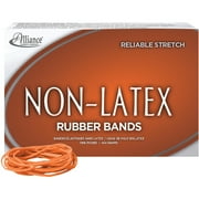 Alliance Rubber 37196 Non-Latex Rubber Bands, Size #19 (3-1/2 x 1/16") 1 lb. Box, Orange