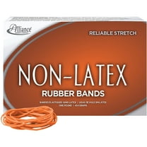 Alliance Rubber 37196 Non-Latex Rubber Bands, Size #19 (3-1/2 x 1/16") 1 lb. Box, Orange