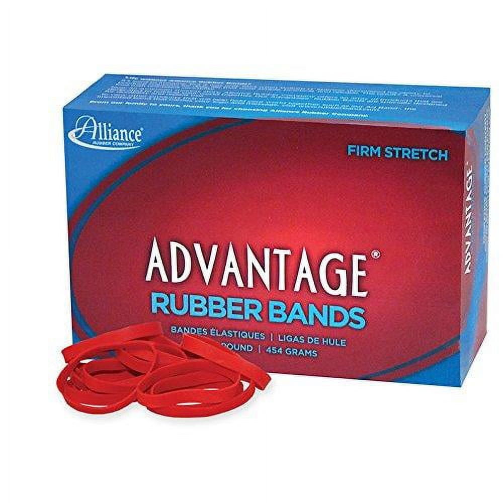 PlasticMill Rubber Bands - #64 Size - Red Rubberbands - 1LB/250 Count